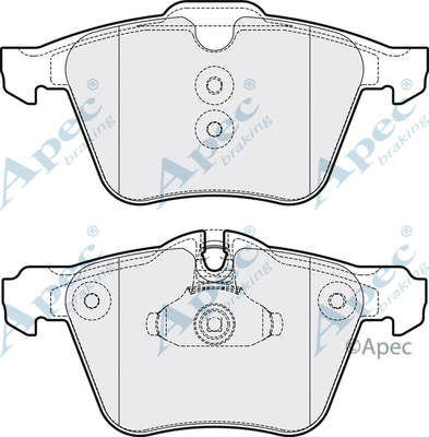 Brake Pad Set, disc brake (PAD1595)