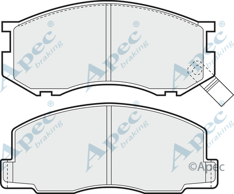 Brake Pad Set, disc brake (PAD460)