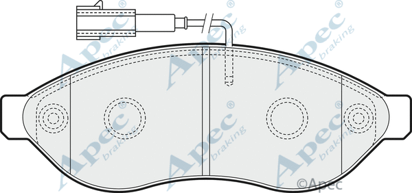 Brake Pad Set, disc brake (PAD1567)