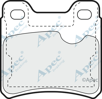 Brake Pad Set, disc brake (PAD597)