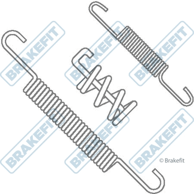 Accessory Kit, parking brake shoes (BKT2051)