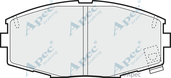 Brake Pad Set, disc brake (PAD583)