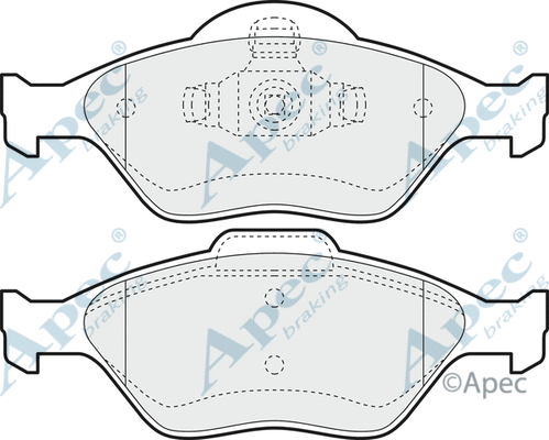 Brake Pad Set, disc brake (PAD1117)
