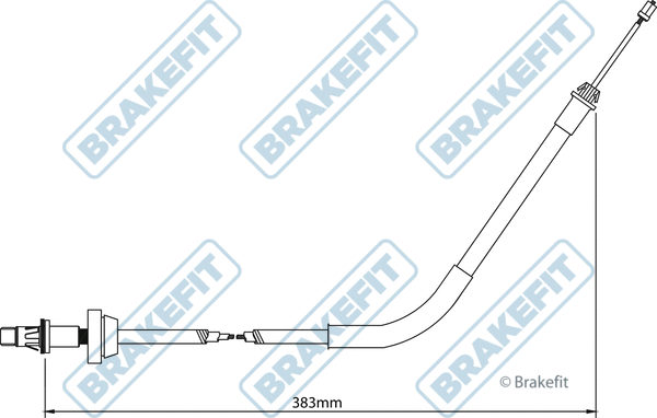 Cable Pull, parking brake (BBC3179)