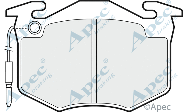 Brake Pad Set, disc brake (PAD496)