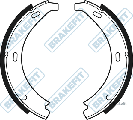 Brake Shoe Set, parking brake (BSH1003)