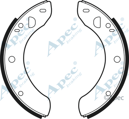 Brake Shoe Set (SHU172)