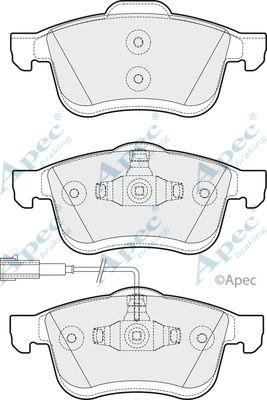 Brake Pad Set, disc brake (PAD1793)