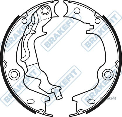 Brake Shoe Set, parking brake (BSH1085)