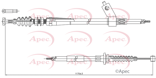 Cable Pull, parking brake (CAB1002)