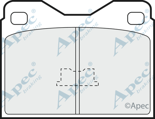 Brake Pad Set, disc brake (PAD272)