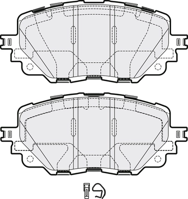 Brake Pad Set, disc brake (PD3793)