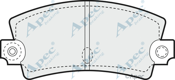 Brake Pad Set, disc brake (PAD284)