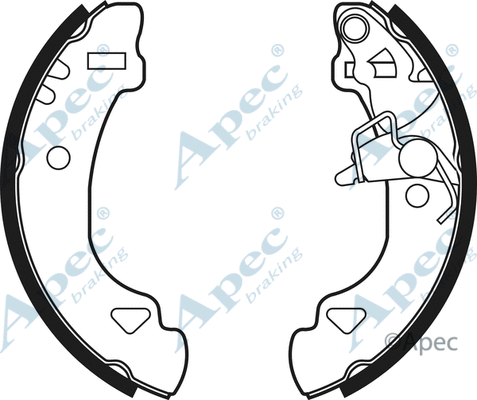 Brake Shoe Set (SHU506)