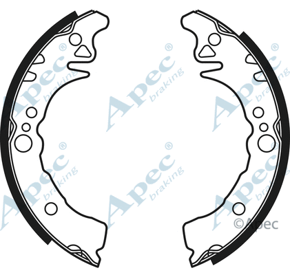 Brake Shoe Set (SHU687)