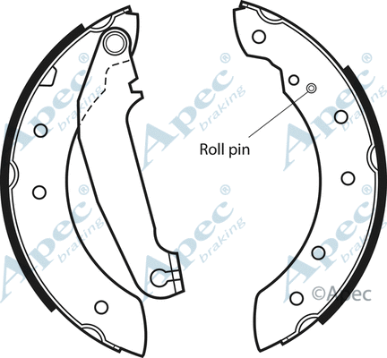 Brake Shoe Set (SHU479)