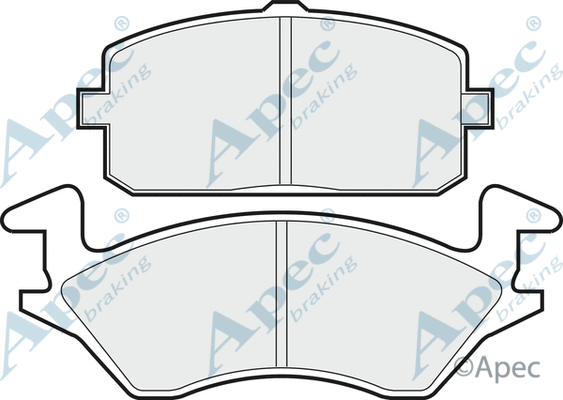 Brake Pad Set, disc brake (PAD617)