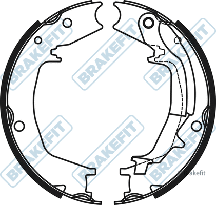 Brake Shoe Set, parking brake (BSH1137)