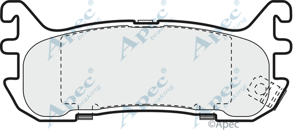 Brake Pad Set, disc brake (PAD887)