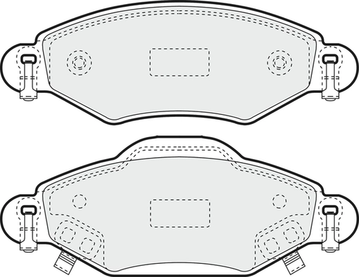 Brake Pad Set, disc brake (PD3801)