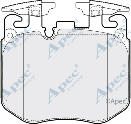 Brake Pad Set, disc brake (PAD2161)