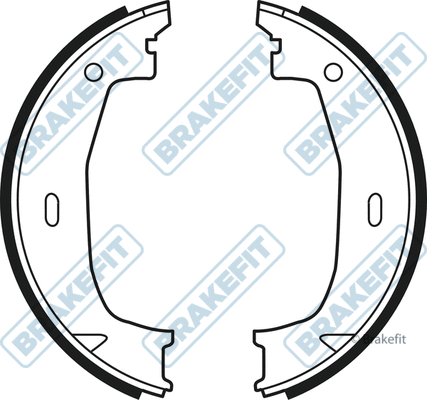 Brake Shoe Set, parking brake (BSH1022)