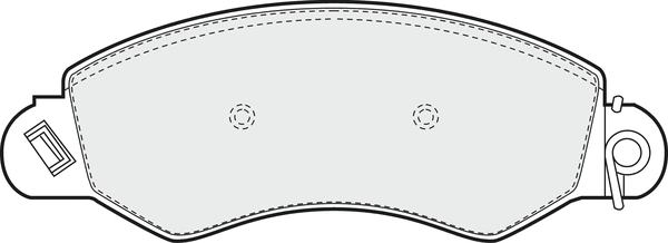 Brake Pad Set, disc brake (PD3107)