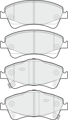 Brake Pad Set, disc brake (PD3260)