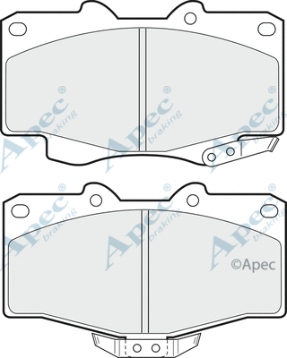 Brake Pad Set, disc brake (PAD703)