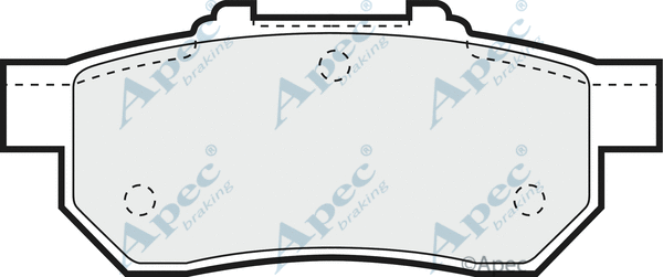 Brake Pad Set, disc brake (PAD811)