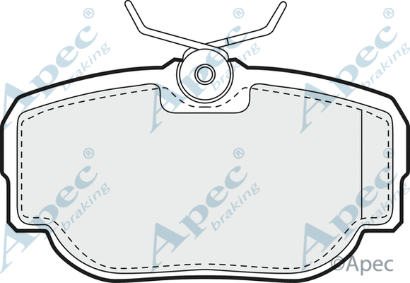 Brake Pad Set, disc brake (PAD908)