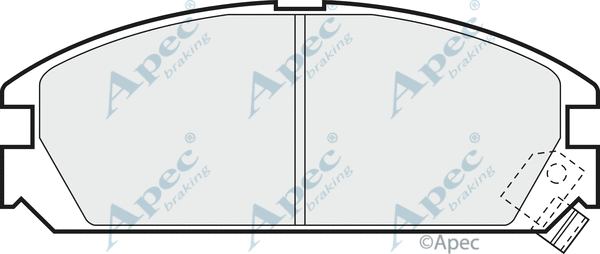 Brake Pad Set, disc brake (PAD502)