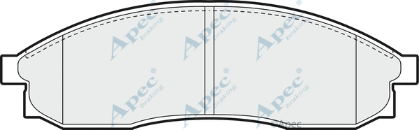 Brake Pad Set, disc brake (PAD885)