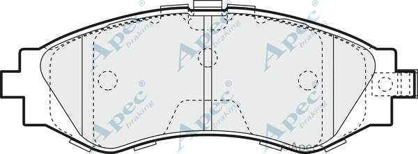 Brake Pad Set, disc brake (PAD1122)