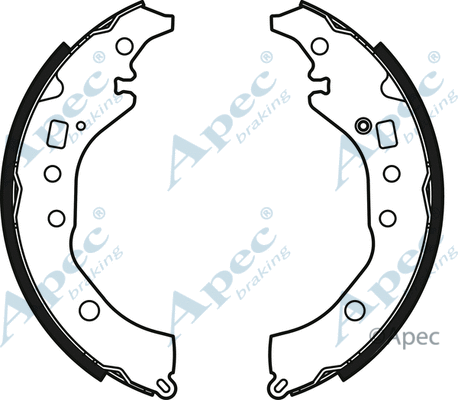 Brake Shoe Set (SHU828)