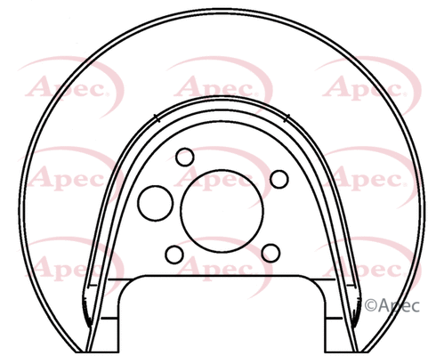 Splash Guard, brake disc (ASG1045)