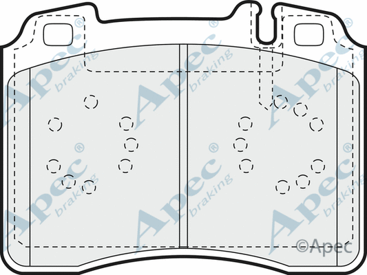 Brake Pad Set, disc brake (PAD756)