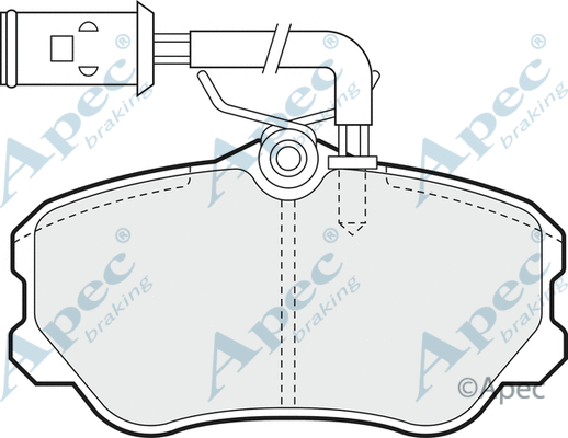 Brake Pad Set, disc brake (PAD718)