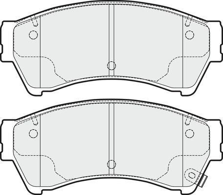 Brake Pad Set, disc brake (PD3304)