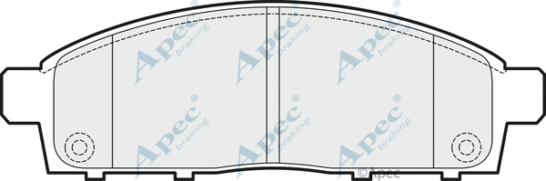 Brake Pad Set, disc brake (PAD1519)