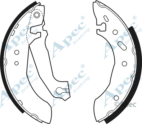 Brake Shoe Set (SHU488)