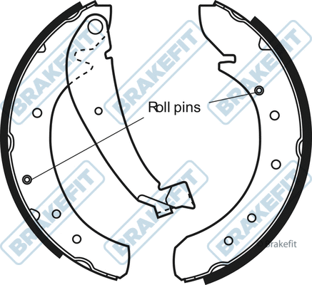 Brake Shoe Set (BSH1009)