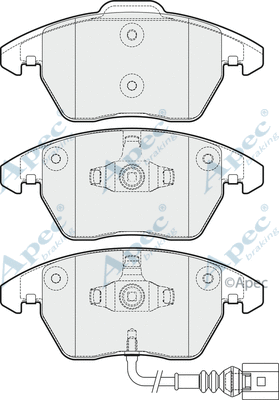 Brake Pad Set, disc brake (PAD1731)