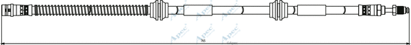 Brake Hose (HOS3816)