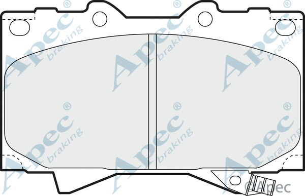 Brake Pad Set, disc brake (PAD1076)