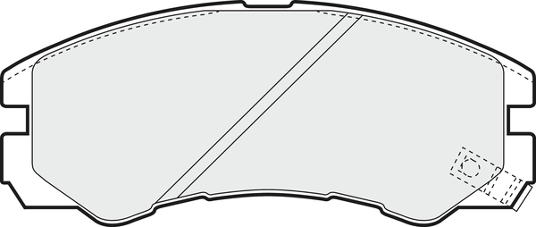 Brake Pad Set, disc brake (PD3458)