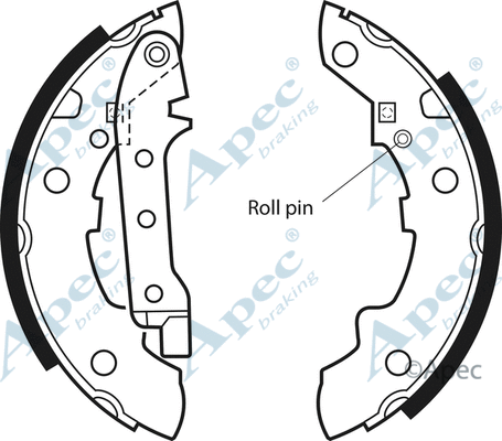 Brake Shoe Set (SHU113)