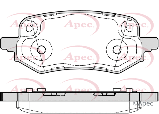 Brake Pad Set, disc brake (PAD2329)