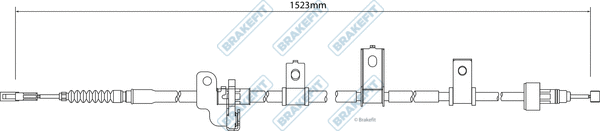 Cable Pull, parking brake (BBC3253)