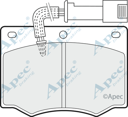 Brake Pad Set, disc brake (PAD529)